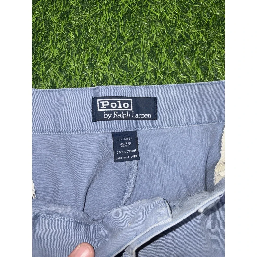 Vintage 90s Polo Ralph Lauren Men's Blue Chino Pants 38x34 Mexico RN 41381